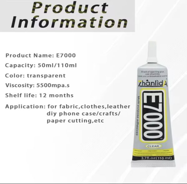 110ML Clear Craft Glue E7000 - Image 7