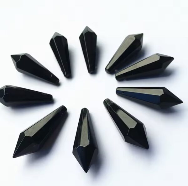 14*38mm Long Drop Crystal Pointed Chandelier Beads - Image 4