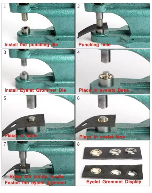 12mm Grommets (100 Set) - Image 4