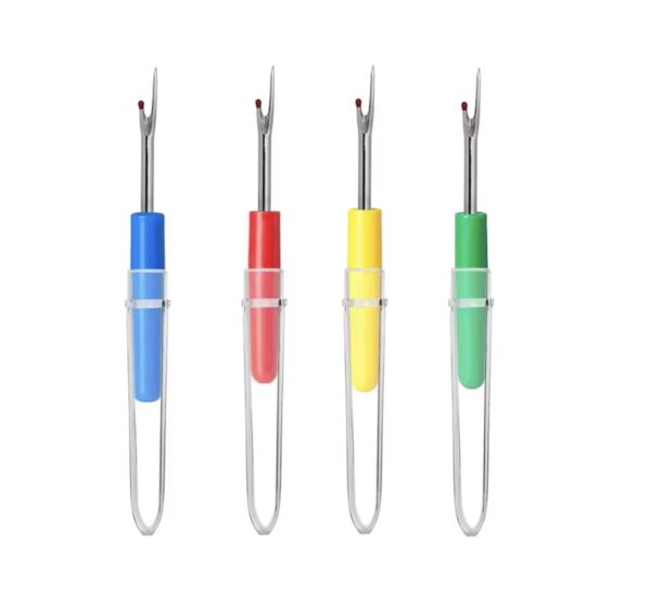 3.5" Inches Seam Ripper / Thread Unpicker Plastic Handle 4 Pcs