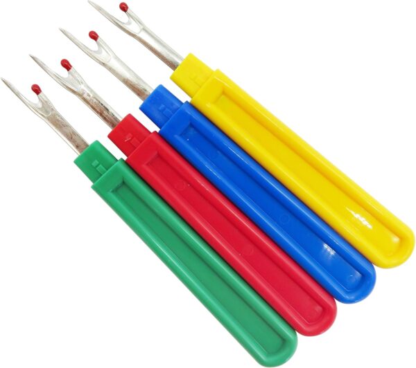 5.5"  Seam Ripper / Thread Unpicker Plastic Handle 4 Pcs