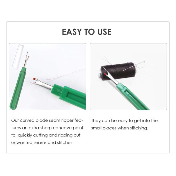 5.5"  Seam Ripper / Thread Unpicker Plastic Handle 4 Pcs - Image 9