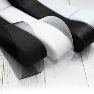 3"(7.5cm) Flat Stiff Hard  Crinoline Braid