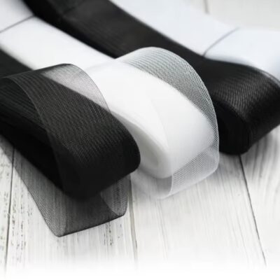 3"(7.5cm) Flat Stiff Hard Crinoline Braid