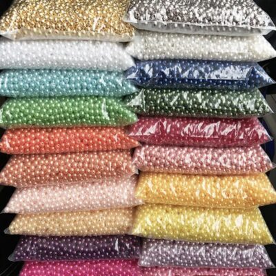 4mm Round Pearl Beads