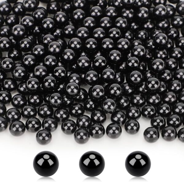 10mm Round White Pearl Beads No Hole - Image 4