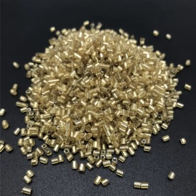 2mm Glass Seed Bead, Hexagon Glass Beads