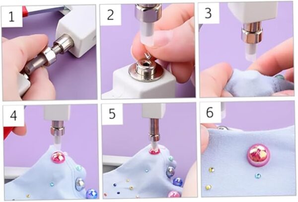 3mm Spike Rivets with Pearl Nails, PearlClaw Spike Rivets -100g - Image 2
