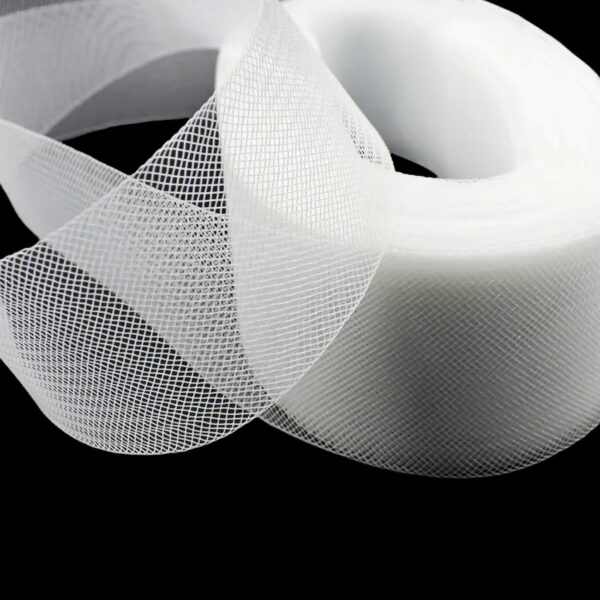 3"(7.5cm) Flat Stiff Hard  Crinoline Braid - Image 2